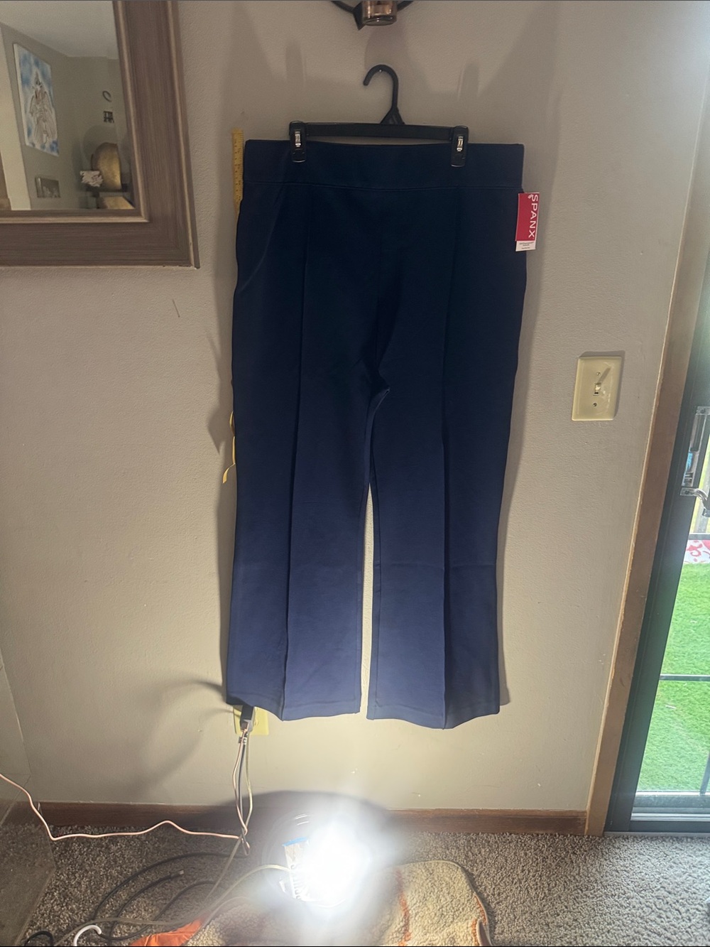 SPANX Navy Boot-Cut Pull-On Pants